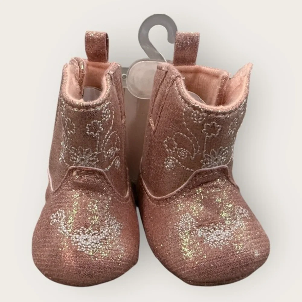 Stepping Stone Pink Baby Cowboy Boots